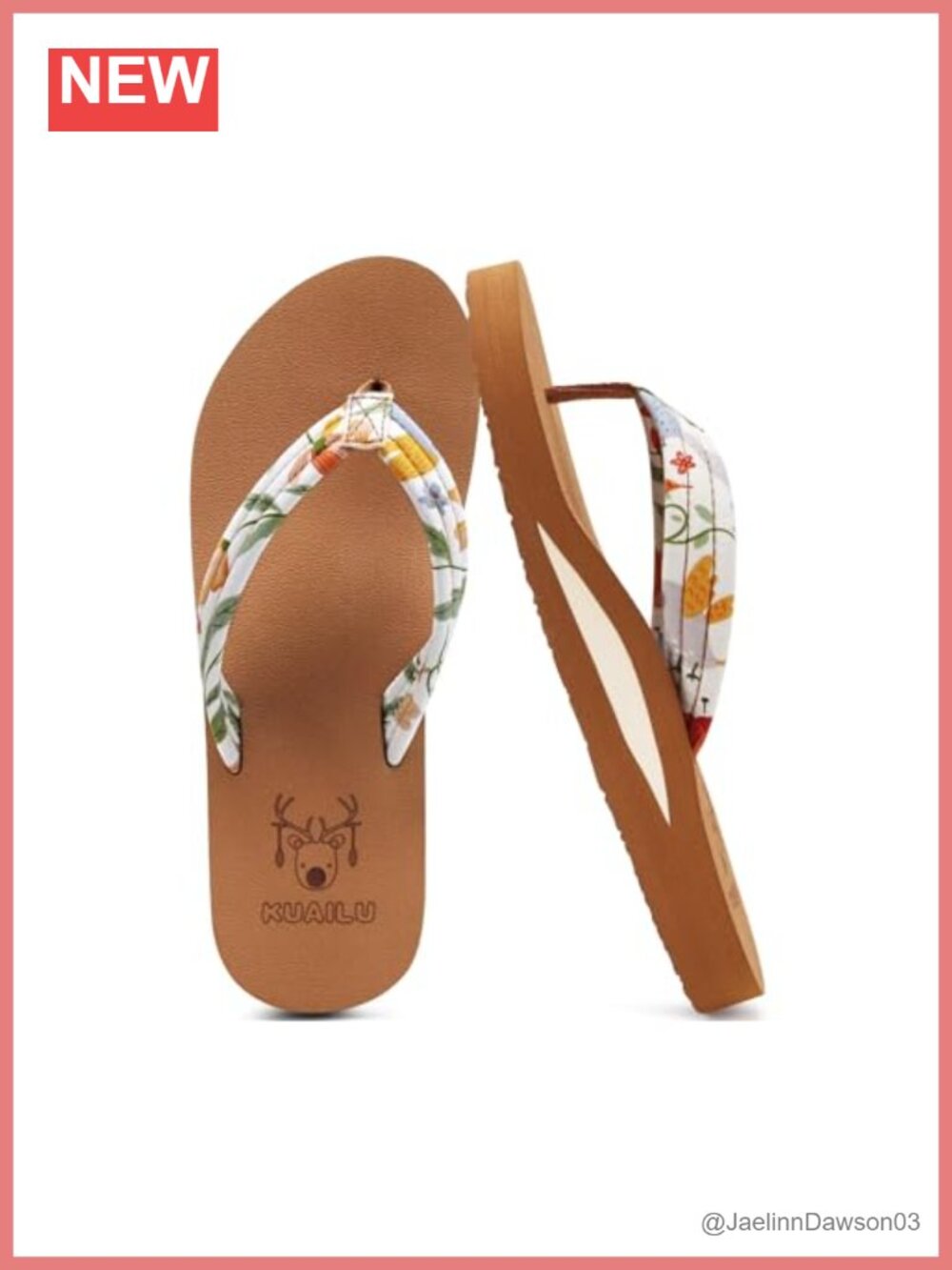Womens Arch Support Flip Flops Sandals Non-Slip Rubber Sole Yoga Mat Cushion